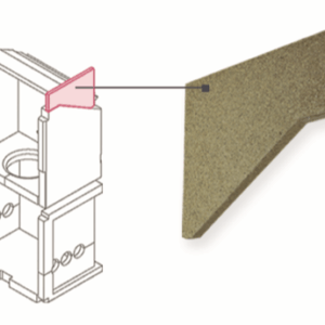 Vermiculite oberer Brennraum, oben neben Deckel x5/x8 (ET)
