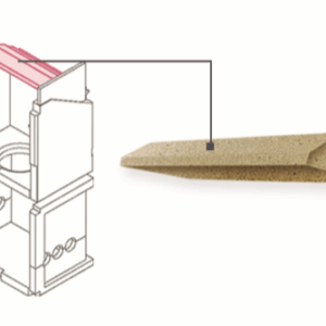 Vermiculite oberer Brennraum, oben Deckel x5 (ET)