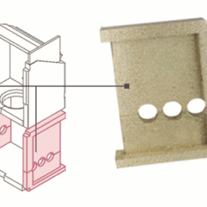 Vermiculite unterer Brennraum, unten links und rechts x5/x8 (Satz) (ET)