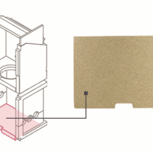 Vermiculite unterer Brennraum, unten Boden x5 (ET)