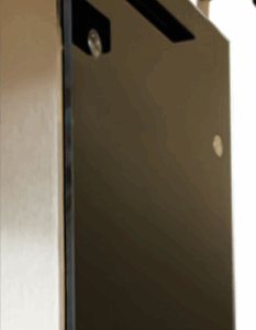 Seitenteil Glasscheibe Pur x5/x8 schwarz (Stück) (ET)